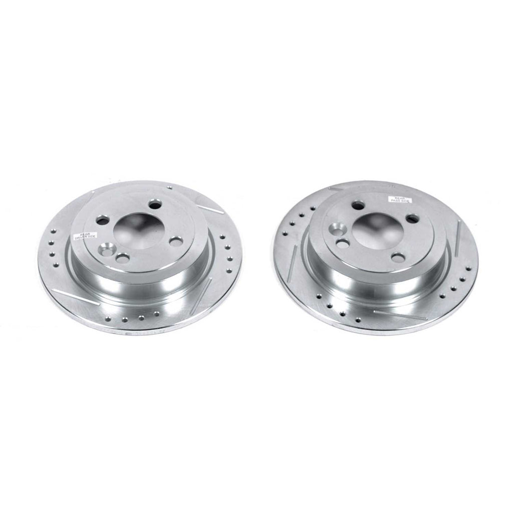 Drilled & Slotted Rotor; Pair