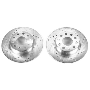 Drilled & Slotted Rotor; Pair