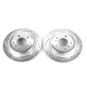 Drilled & Slotted Rotor; Pair