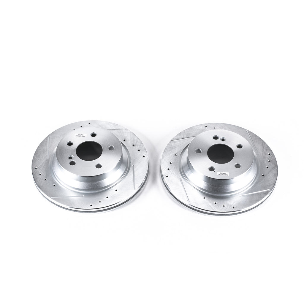 Drilled & Slotted Rotor; Pair