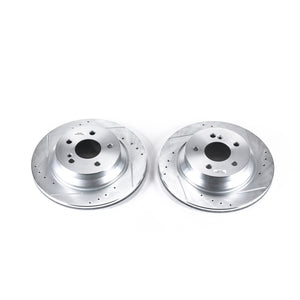 Drilled & Slotted Rotor; Pair