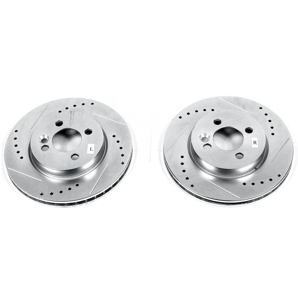 Drilled & Slotted Rotor; Pair