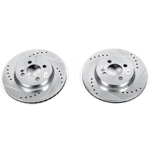 Drilled & Slotted Rotor; Pair