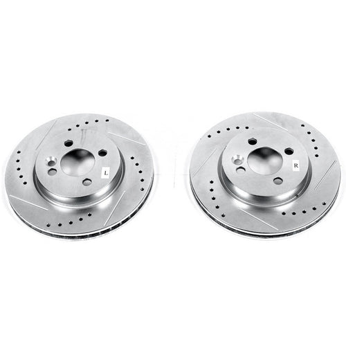 Drilled & Slotted Rotor; Pair