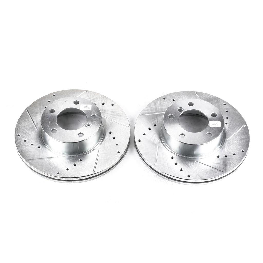 Drilled & Slotted Rotor; Pair