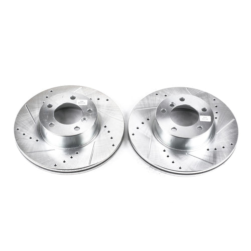 Drilled & Slotted Rotor; Pair