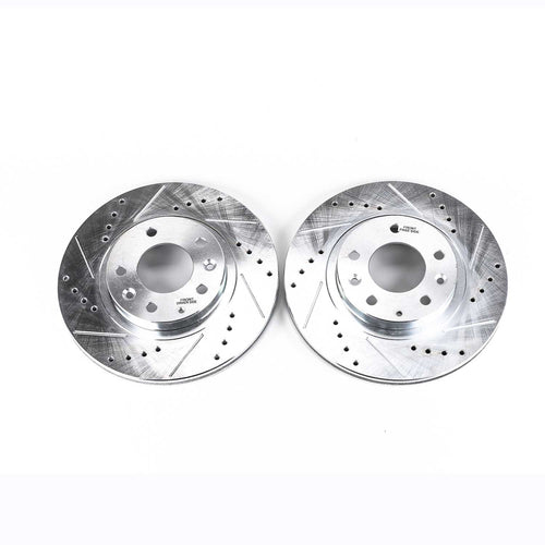 Drilled & Slotted Rotor; Pair
