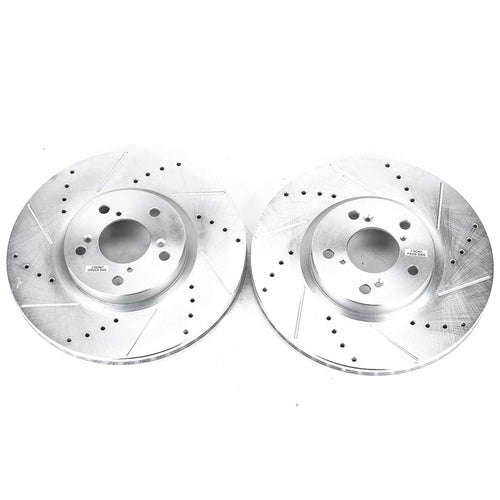 Drilled & Slotted Rotor; Pair