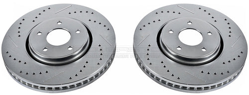 Drilled & Slotted Rotor; Pair