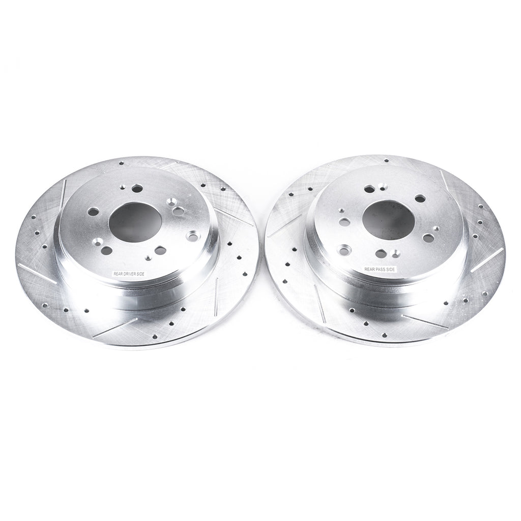Drilled & Slotted Rotor; Pair