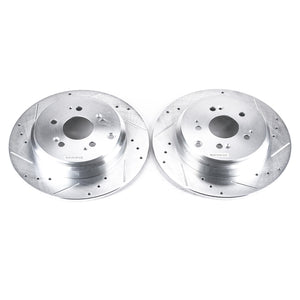 Drilled & Slotted Rotor; Pair