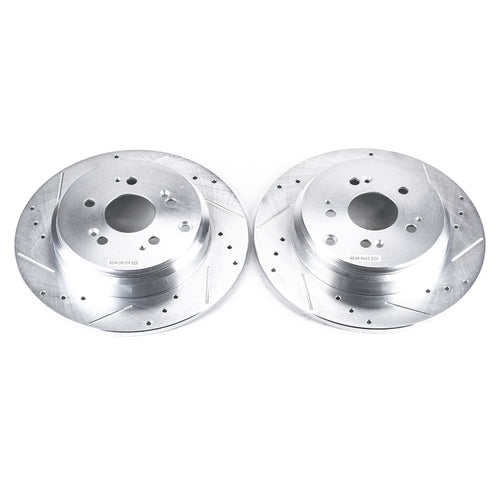 Drilled & Slotted Rotor; Pair