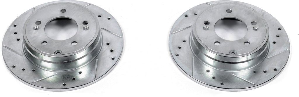 Drilled & Slotted Rotor; Pair