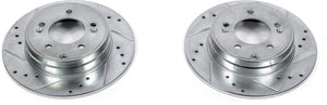 Drilled & Slotted Rotor; Pair