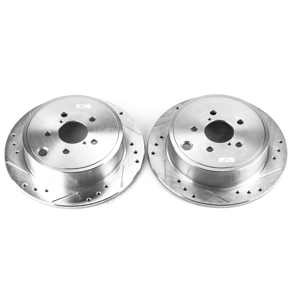 Drilled & Slotted Rotor; Pair
