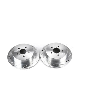 Drilled & Slotted Rotor; Pair