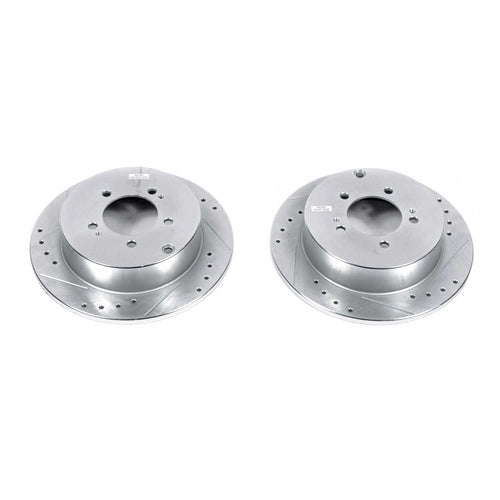 Drilled & Slotted Rotor; Pair