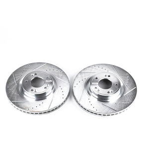Drilled & Slotted Rotor; Pair