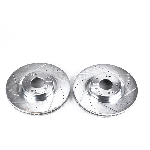 Drilled & Slotted Rotor; Pair