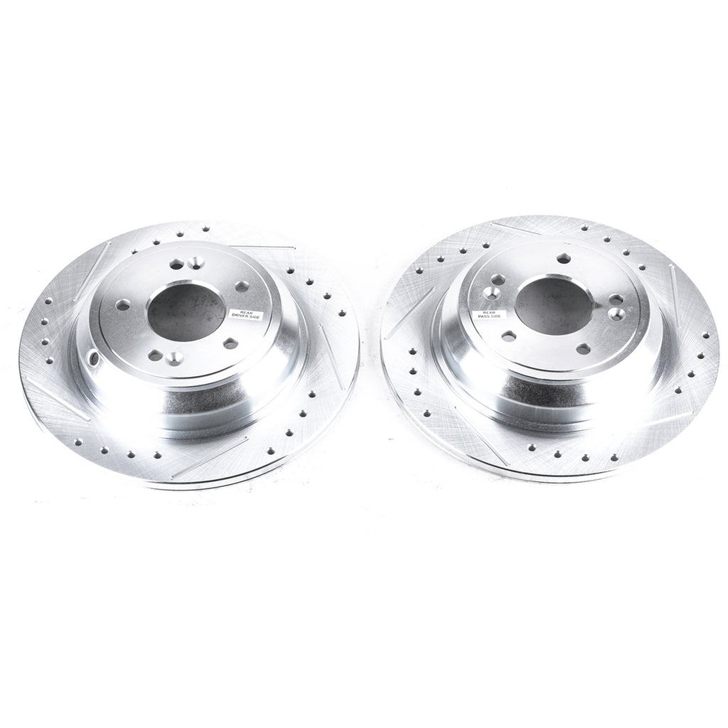 Drilled & Slotted Rotor; Pair