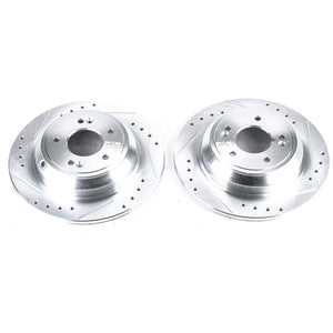 Drilled & Slotted Rotor; Pair