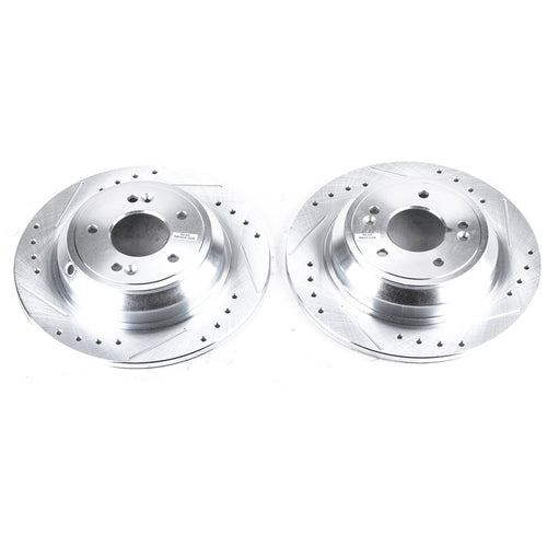 Drilled & Slotted Rotor; Pair