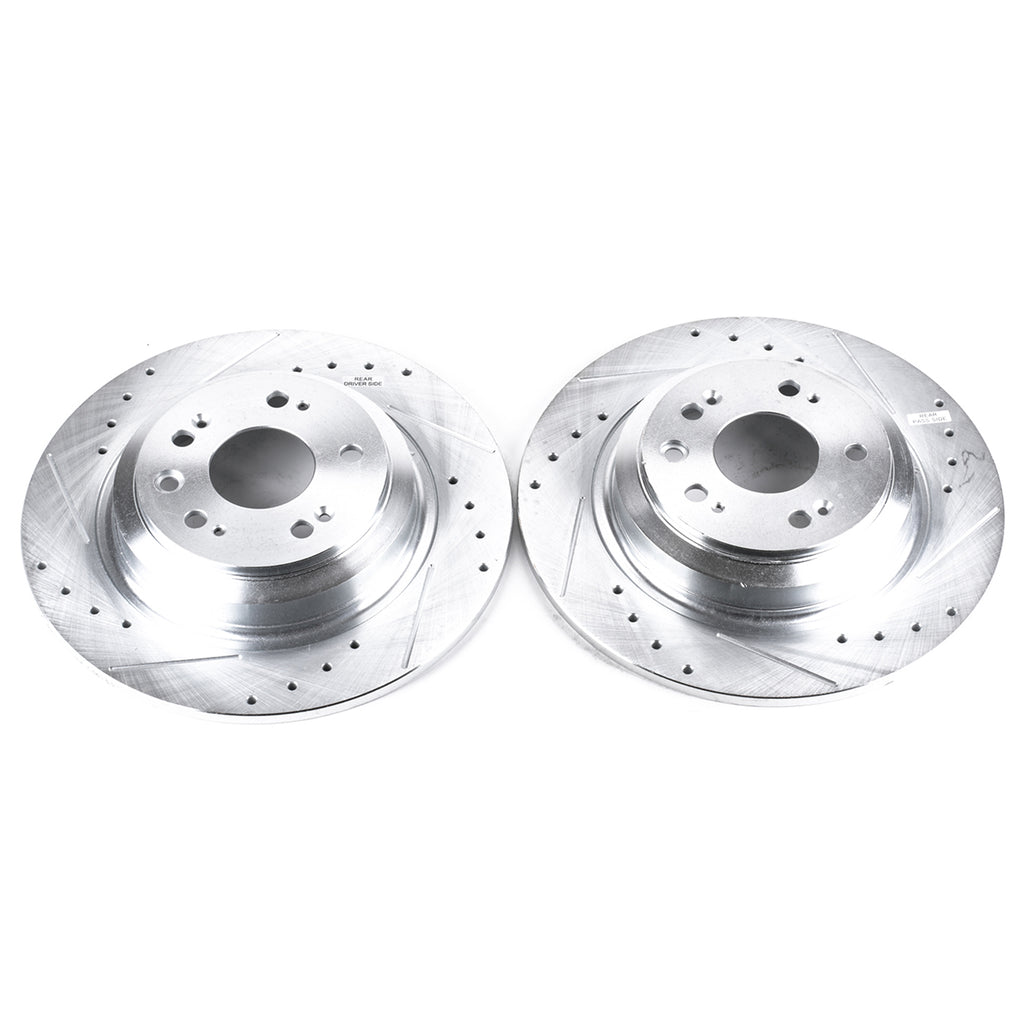 Drilled & Slotted Rotor; Pair