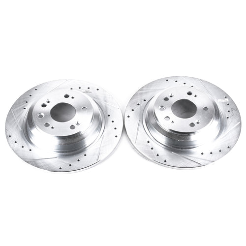 Drilled & Slotted Rotor; Pair