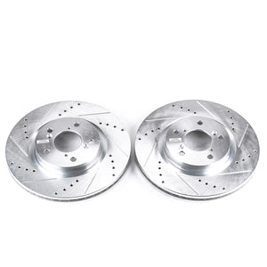 Drilled & Slotted Rotor; Pair