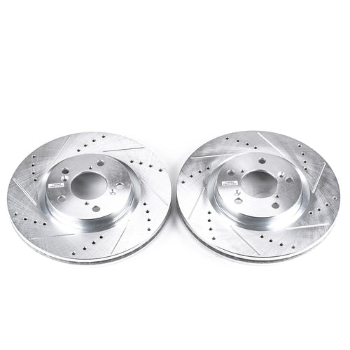 Drilled & Slotted Rotor; Pair