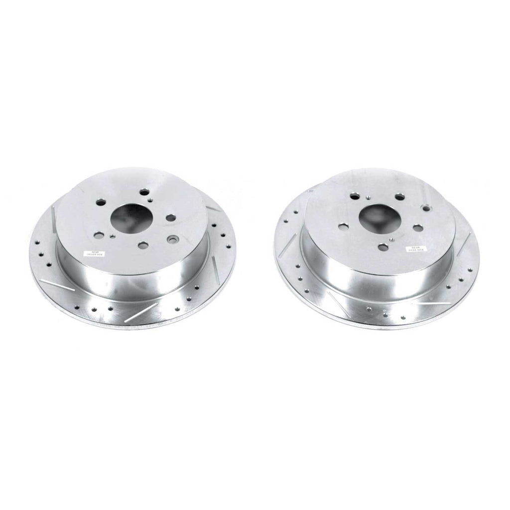 Drilled & Slotted Rotor; Pair