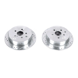 Drilled & Slotted Rotor; Pair