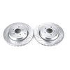 Drilled & Slotted Rotor; Pair