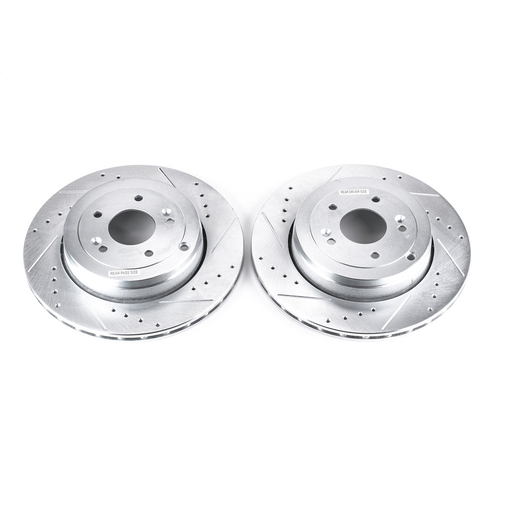 Drilled & Slotted Rotor; Pair