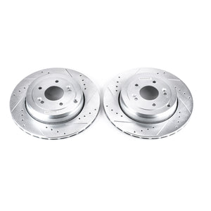 Drilled & Slotted Rotor; Pair