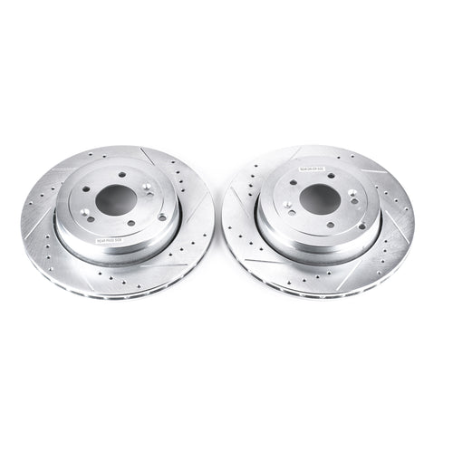 Drilled & Slotted Rotor; Pair