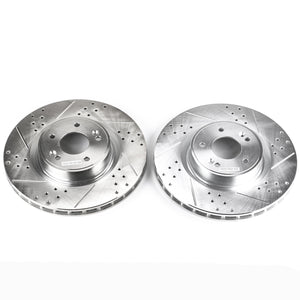 Drilled & Slotted Rotor; Pair