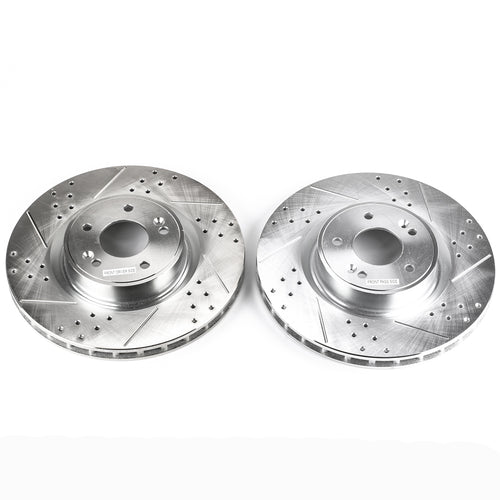 Drilled & Slotted Rotor; Pair