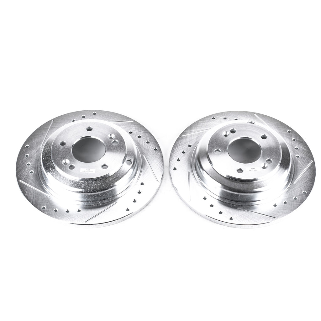 Drilled & Slotted Rotor; Pair