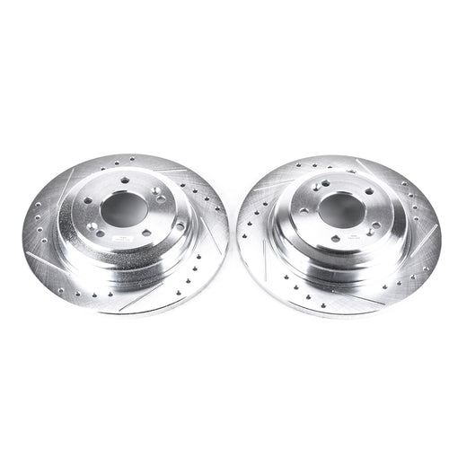 Drilled & Slotted Rotor; Pair