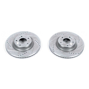 Drilled & Slotted Rotor; Pair