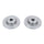 Drilled & Slotted Rotor; Pair