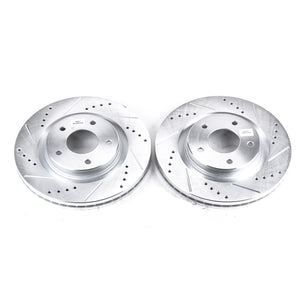 Drilled & Slotted Rotor; Pair