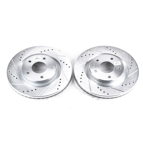 Drilled & Slotted Rotor; Pair
