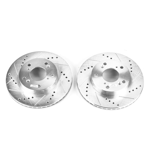Drilled & Slotted Rotor; Pair