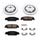 1 CLICK BRAKE KIT W/HDW ; 2005-2008 PONTIAC GRAND PRIX; ; Rear