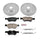 1 CLICK BRAKE KIT ; 2007-2008 MERCEDES BENZ GL320; 2007 MERCEDES BENZ GL450; 2008 MERCEDES BENZ GL450; 2008 MERCEDES BENZ GL550; 2010-2011 MERCEDES BENZ ML450; 2008 MERCEDES BENZ ML550; 2009-2011 MERC