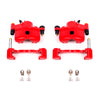 Red Powdercoated Caliper; Pair