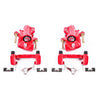 Red Powdercoated Caliper; Pair
