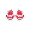 Red Powdercoated Caliper; Pair